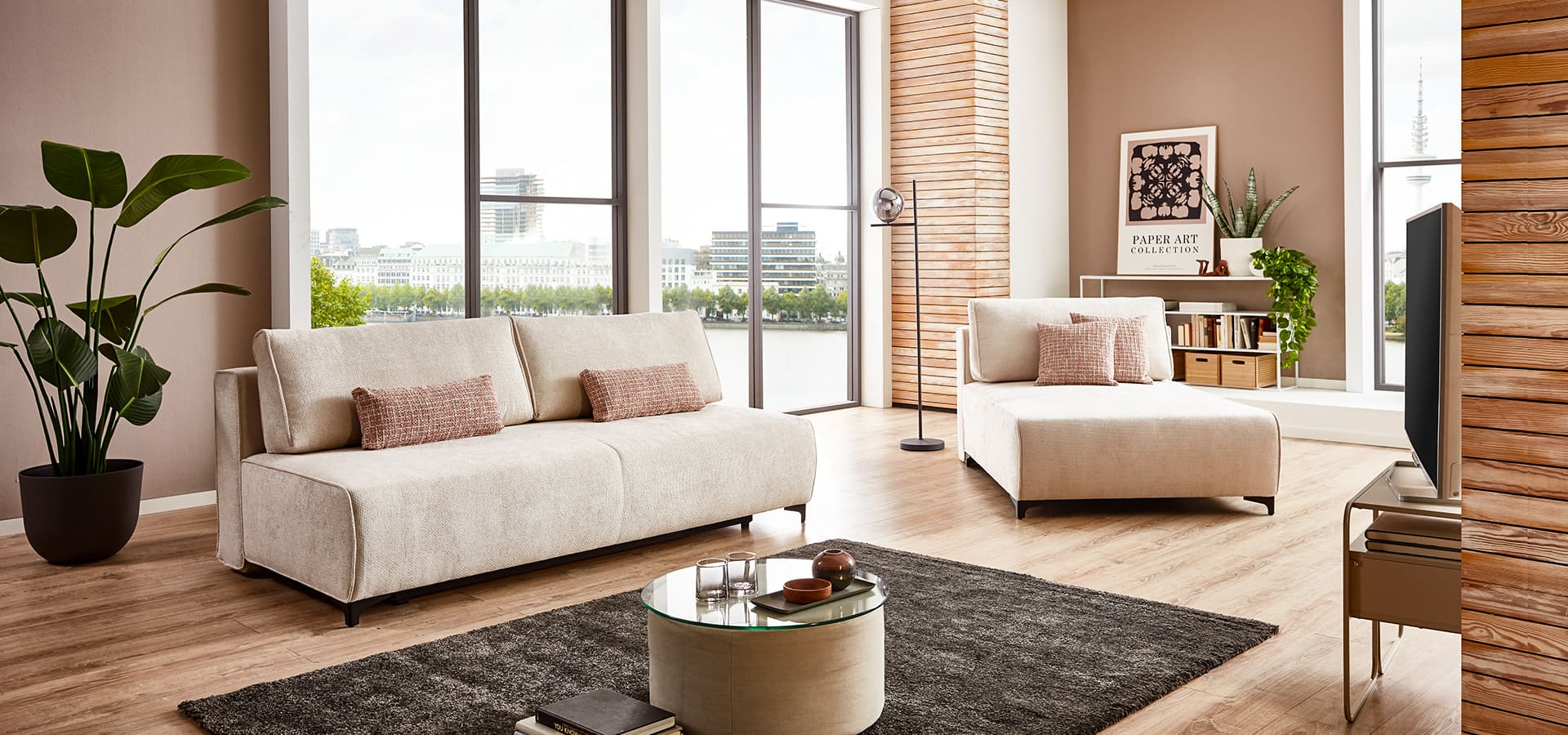Kingston - Vielseitiges Schlafsofa mit Komfort und System